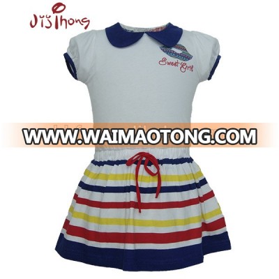 fashion children skirt kids girls summer cotton dresses