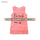 Cotton Fashion Girl letter T-shirts girls For Girls Tassel Bottoming Baby Shirt Children Clothing