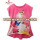 2016 Summer comfortable transfer printed Girl's t-shirt